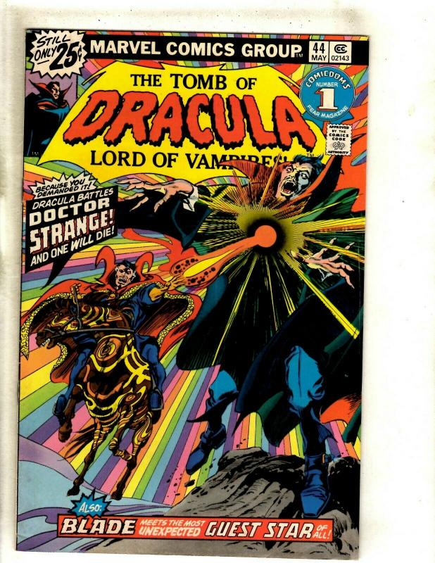 Lot Of 5 Tomb Of Dracula Marvel Comic Books # 40 41 42 43 44 VF Range RS1