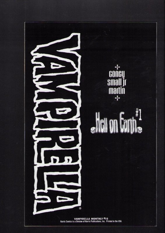 Vampirella: The New Monthly #10 - JAE LEE B+W VIRGIN VARIANT (9.0/9.2) 1998