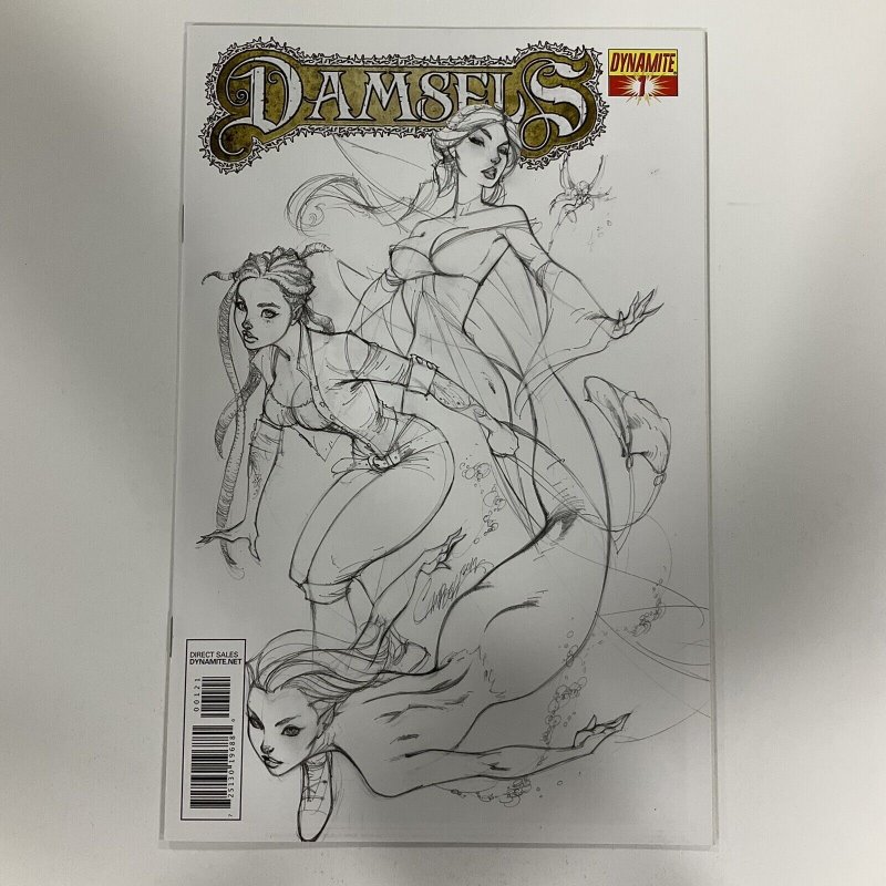 Damsels #1 2012 Dynamite Campbell Variant NM near mint