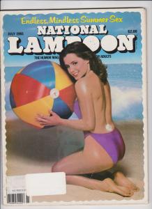 NATIONAL LAMPOON---JULY.  1981---ENDLESS, MINDLESS SUMMER SEX