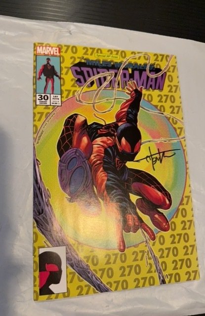 Miles Morales: Spider-Man #30 Kirkham Cover A (2021 signed Kirkham Coa)