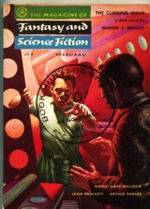 MAGAZINE OF FANTASY AND SCIENCE FICTION-Feb 1955-Science Fiction Pulp Thrills