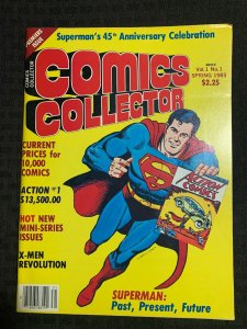 1983 Spring COMICS COLLECTOR Magazine #1 FN 6.0 Superman Past Present Future