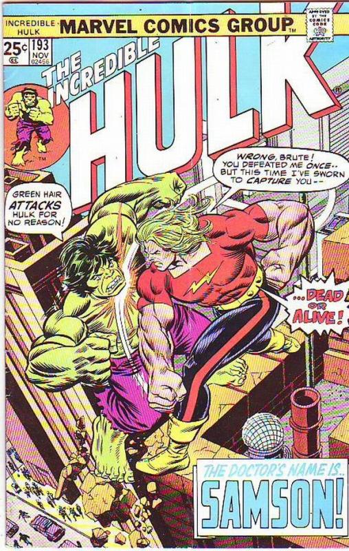 Incredible Hulk #193 (Nov-75) VG/FN- Mid-Grade Hulk