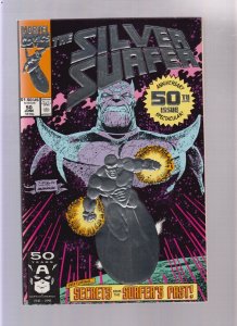 Silver Surfer #50 - Foil Cover  (8.5/9.0) 1991