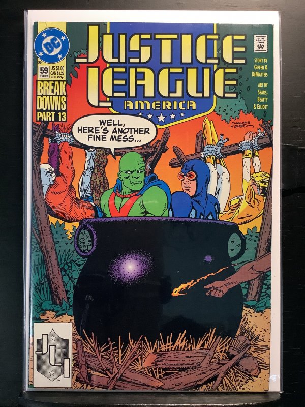 Justice League America #59 Direct Edition (1992)