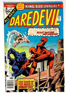 Daredevil Annual #4 (1976) NM- Black Panther Marvel