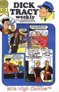 DICK TRACY MONTHLY/WEEKLY  (BLACKTHORNE) (1986 Series) #51 Fine Comics Book