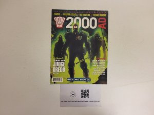 2000 AD #1 VF Fleetway Publications Judge Dredd FCBD 1 TJ24