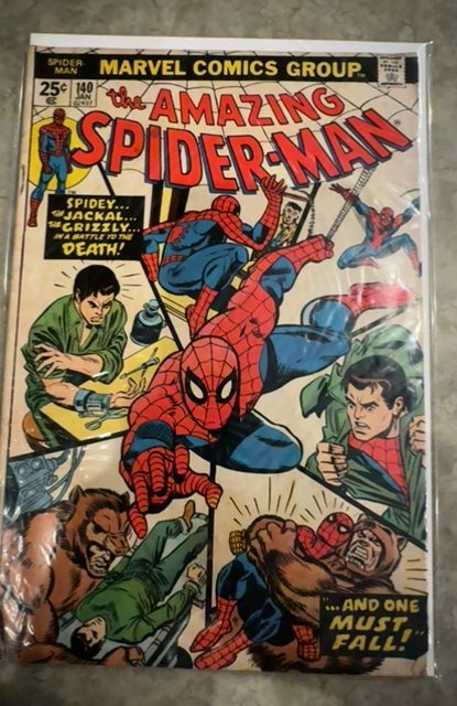 The Amazing Spider-Man #140 (1975) Spider-Man 