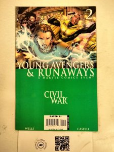 Civil War Young Avengers and Runaways #2 VF-NM Marvel Comics comic book 7 JW65