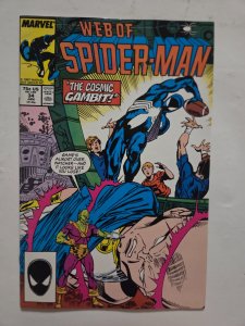 Web of Spider-Man #34 VF-NM Marvel Comic Book 7 TJ91