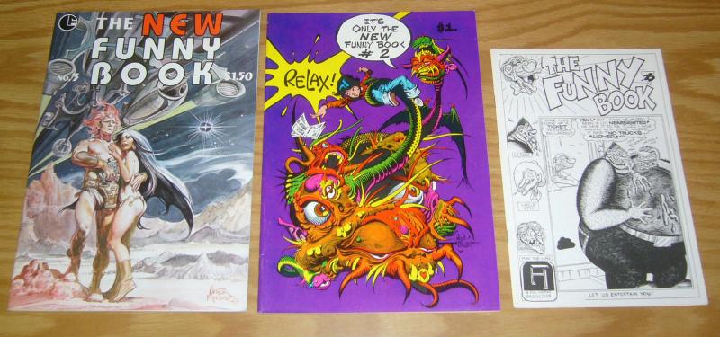 Funny Book #1 + New Funny Book #2-3 VF/NM complete series - underground comix