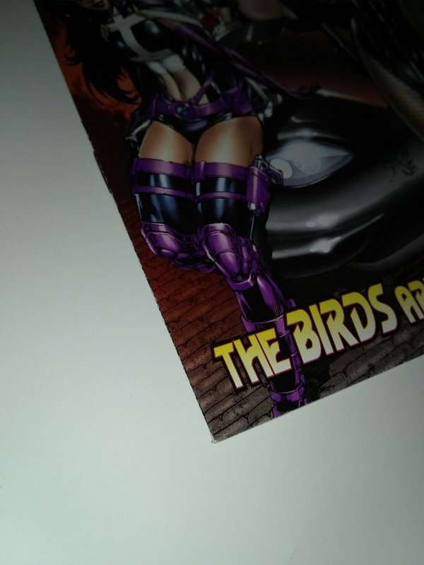 DC BIRDS OF PREY 1 2010 2ND PRINTING WHITE CANARY signed Gail Simone VF-NM