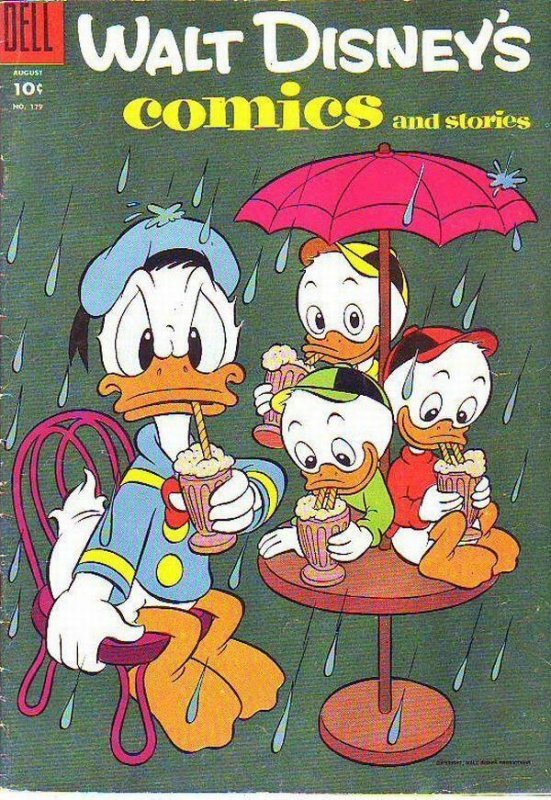 Comics and Stories, Walt Disney's  # 179  strict  FN-  artist  Carl Barks