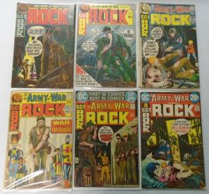 Bronze Age DC War Comics Lot Sgt. Rock From:#227-249, 6 Diff Avg 4.0 (1971+1972)