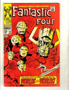 Fantastic Four # 75 FN Marvel Comic Book Thing Dr. Doom Human Torch GK2