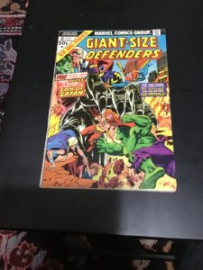 Giant-Size Defenders #2 (1974) Son of Satan! Mid-Grade key! FN- Wow!