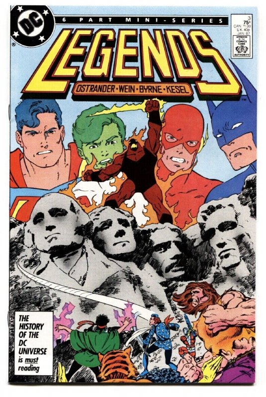 Legends #3 DC comic book 1987 first new  Suicide Squad  deadshot