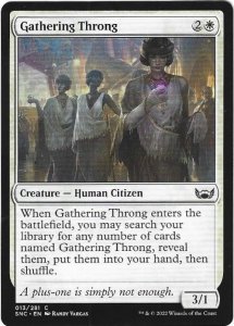 Magic the Gathering: Street of New Capenna - Gathering Throng