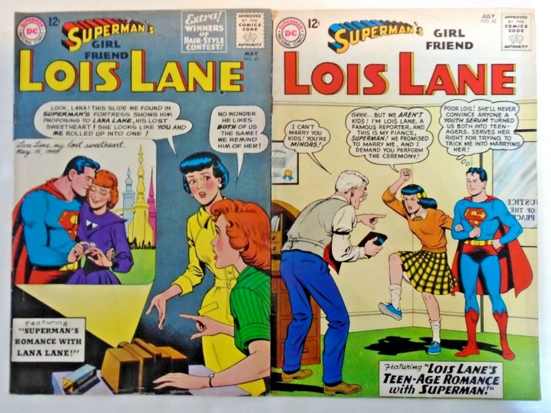 *Superman's Girlfriend Lois Lane #40-44; 5 Book lot