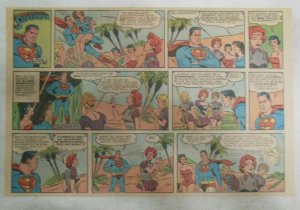 Superman Sunday Page #1135 by Wayne Boring from 7/16/1961 Size ~11 x 15 inches