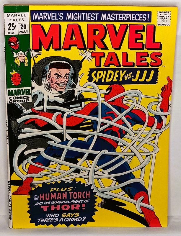 Marvel Tales #20 Spider-Man Thor Human Torch Marvel 1969 FN-               EB917