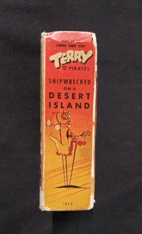 1938 Terry and the Pirates Shipwrecked on a Desert Island #1412 BIG LITTLE BOOK