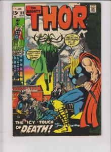 Thor #189 FN june 1971 - stan lee - john buscema - hela goddess of death cover