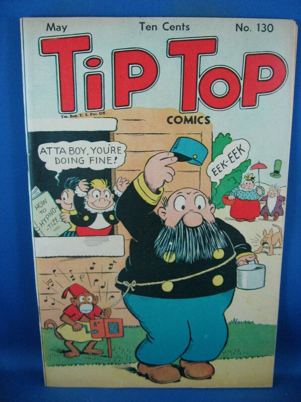 TIP TOP COMICS 130 F VF NANCY FRITZI RITZ LIL ABNER KATZENJAMMER 1947