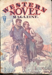 WESTERN NOVEL MAGAZINE-JAN 1930-“LOCO WEED”-VOL 5 #1-RARE PULP MAGAZINE-CLAYT...