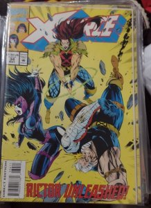 X-FORCE  #  34  1994 MARVEL DISNEY  CABLE  rictor returns