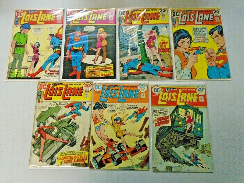 Bronze Age Lois Lane Comic Lot 20¢ Covers From #124-137 14 Diff 4.0 VG (1972-74)