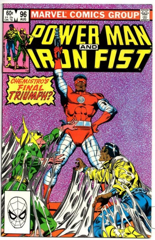 POWER MAN & IRON FIST #96 VF/NM, Luke Cage, 1974 1983, Kung-Fu Chemistro