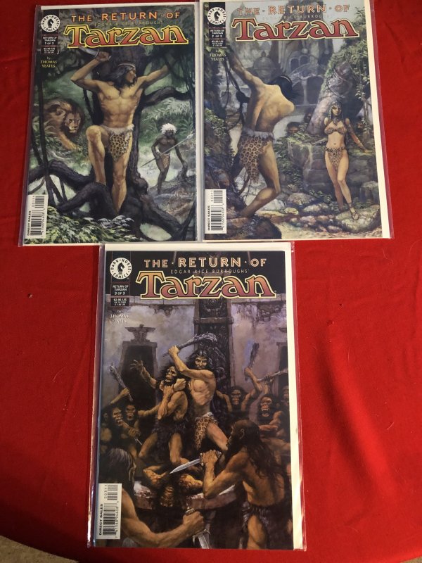 THE RETURN OF TARZAN #'s 1,2 & #3 OF 3 (2021) NM