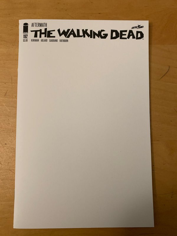 WALKING DEAD 192, NM (9.4 - 9.6) BLACK SKETCH VARIANT, CGC IT