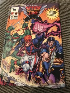 CBS PRESENTS ACTION ZONE #1 : 1994 promo Fn; TMNT, Skeleton Warriors