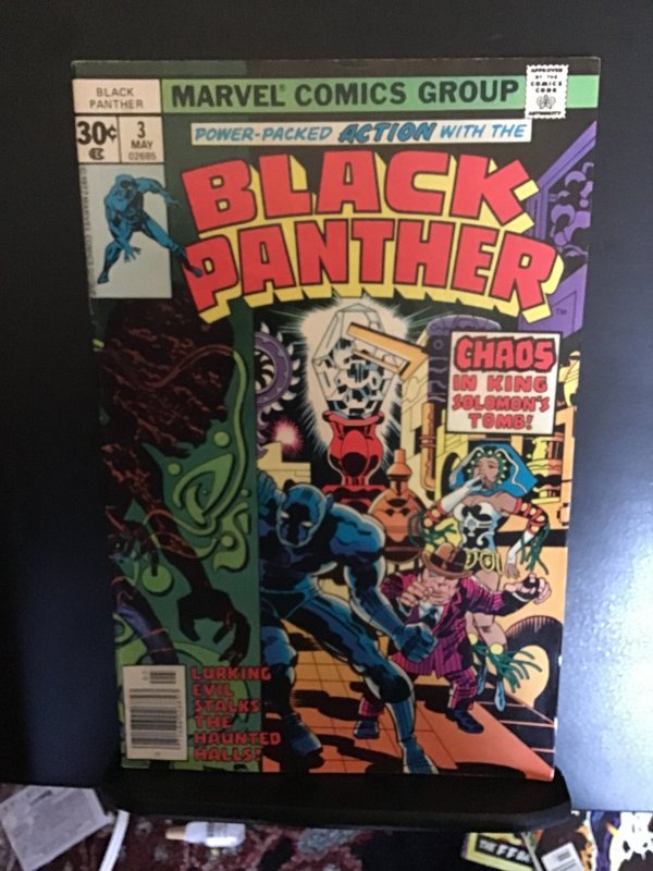 Black Panther #3 (1977) wow! Third Kirby art issue key! High-grade! VF/NM Wow!