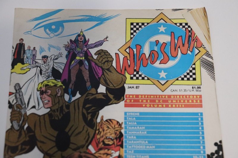 Who's Who: Definitive Directory DC Universe #23 DC 1987 Comic Book