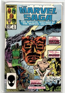 The Marvel Saga The Official History of the Marvel Universe #3 (1986) Marvel ...
