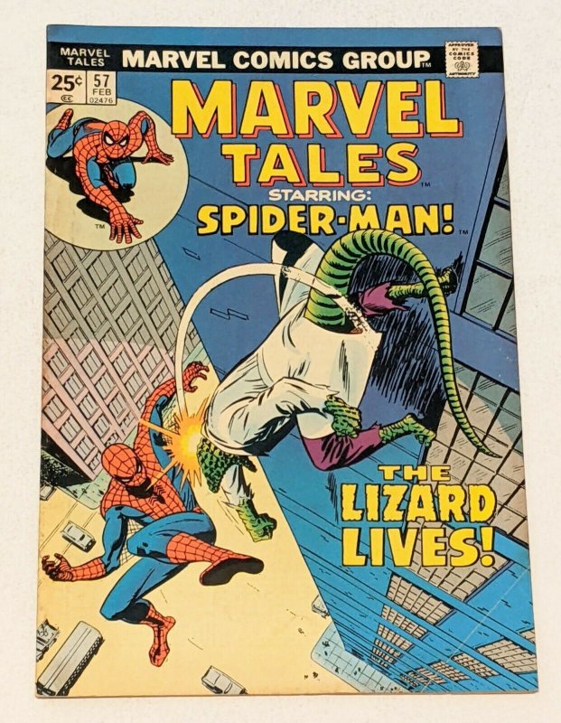 Marvel Tales #57 (Feb 1975) FN- 5.5 Lizard appearance 