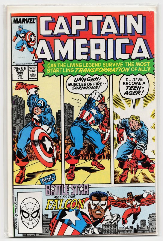 Captain America #355 (1989) Captain America