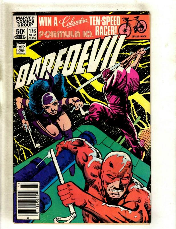 Daredevil # 176 VG Marvel Comic Book Frank Miller Elektra Bullseye Hand HY1