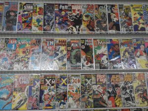 Huge Lot of 130+ Comics W/ X-Men, Marvel Team-Up, Captain America Avg. FN/VF