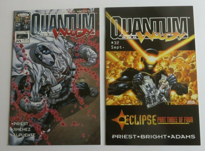 Quantum and Woody #1-32 Complete Set High Grade NM Includes #0 & #1 Both Issues 