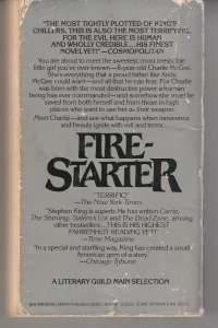 Firestarter by Stephen King(Signet Books, 1st printing, 1981)