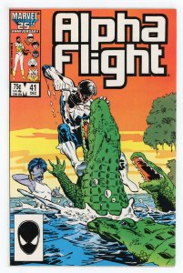 Alpha Flight #41 1st Purple Girl NM-