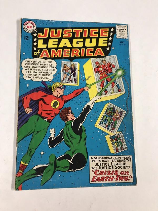 Justice League Of America 22 3.5 Vg- Very Good- Dc Silver Age