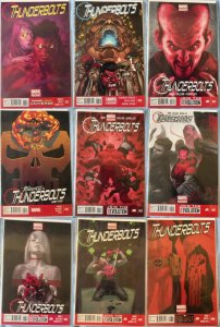 Lot of 9 Comics (See Description) Thunderbolts, Red Hulk, Punisher, Elektra, ...