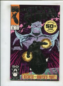 SILVER SURFER #50 (9.2) SIGNED RON LIM!! 1991